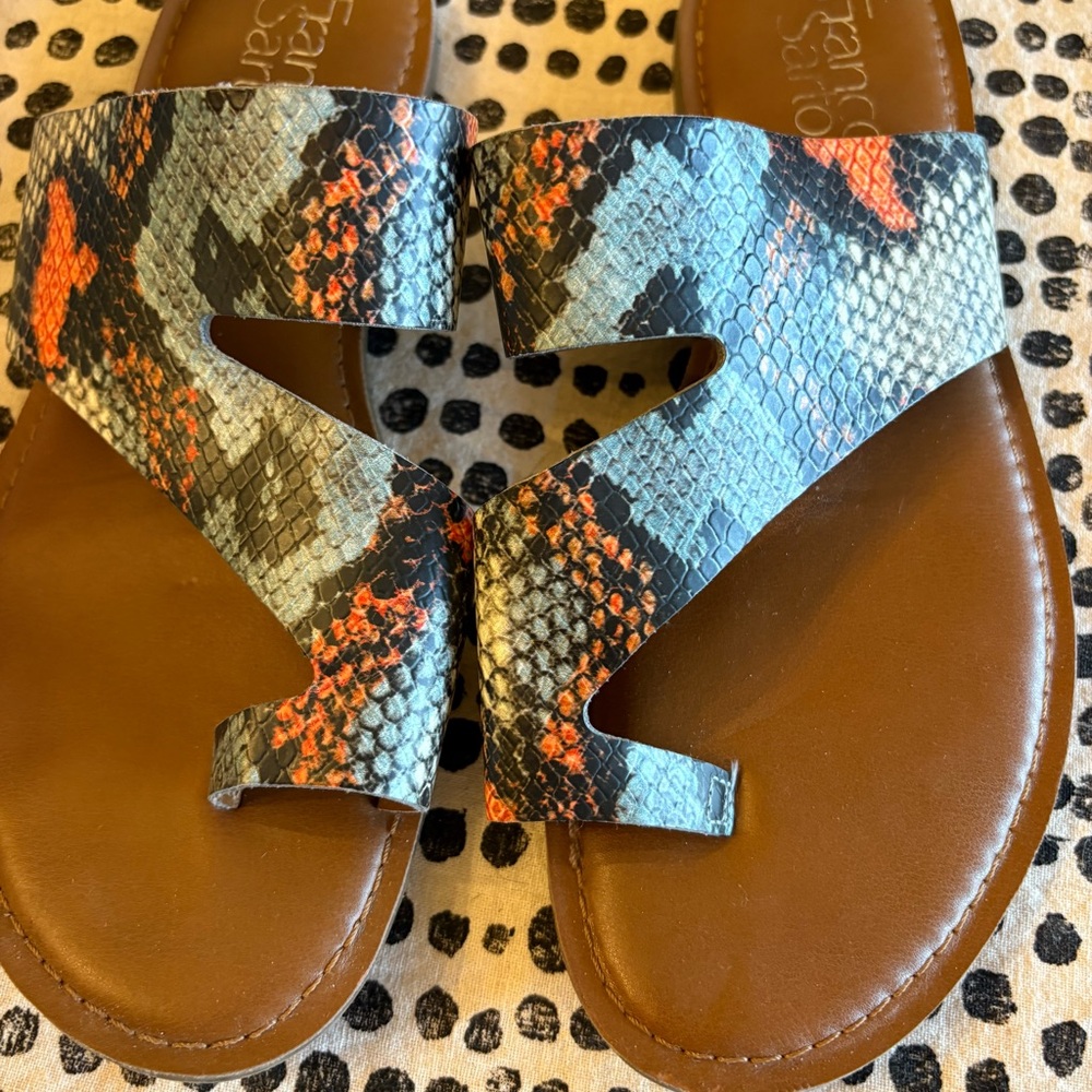 Franco Sarto | Snake Skin Sandals - Picture 6 of 6